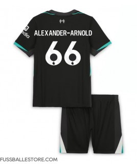 Günstige Liverpool Alexander-Arnold #66 Auswärts Trikotsatzt Kinder 2024-25 Kurzarm (+ Kurze Hosen)